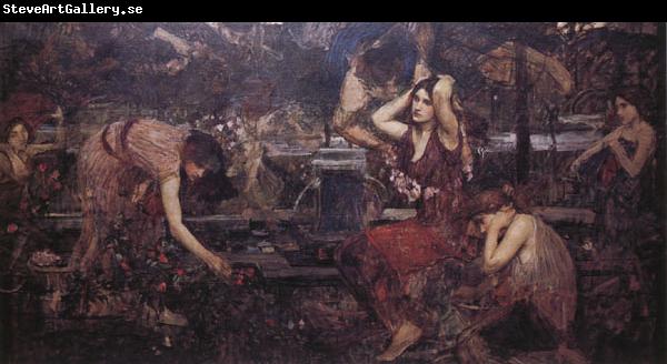 John William Waterhouse Flor and the Zephyrs